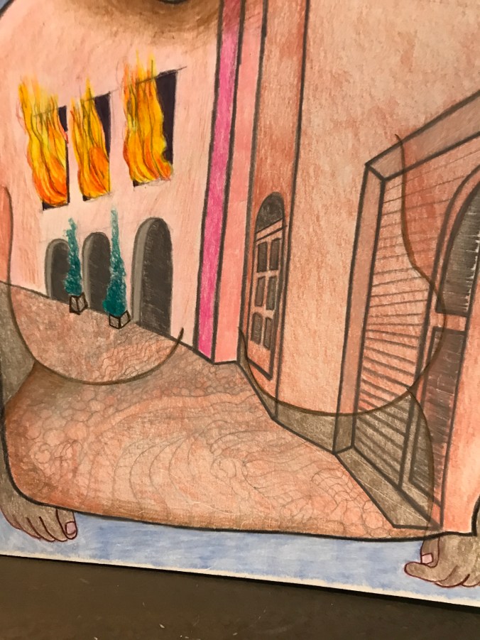 Suddenly Mad- Feb 25, 2018 - the primordial beast within - detail of the body