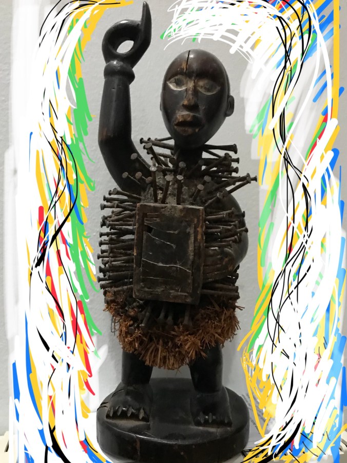 Suddenly Mad- Nkisi Nkondi sculpture from Nigeria