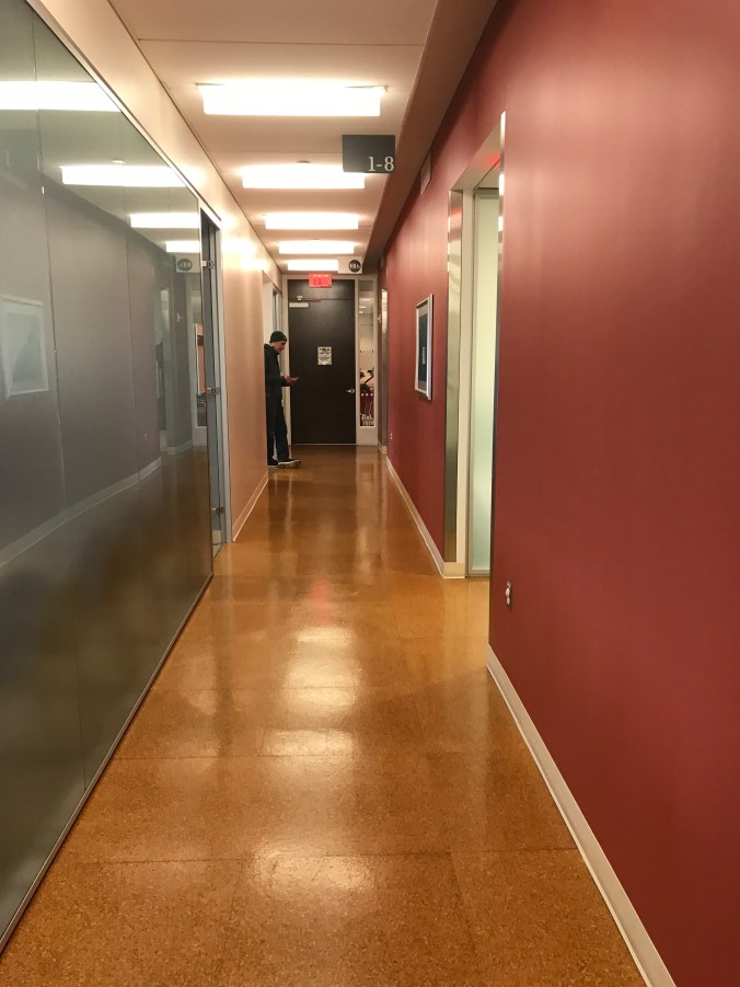 Suddenly Mad- Rusk Institute hallway