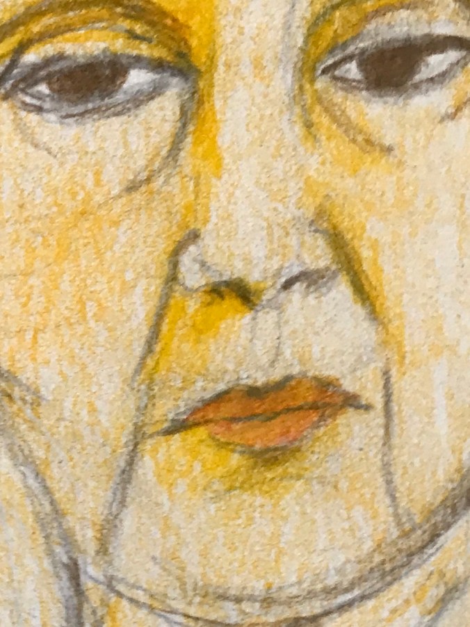 Suddenly Mad- self portrait close up