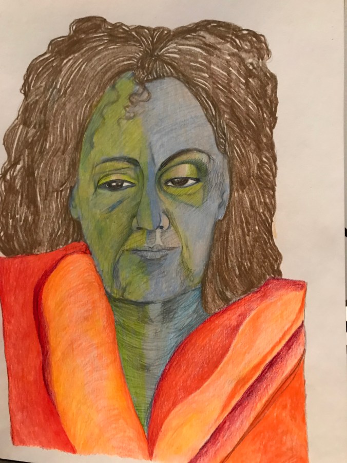 Suddenly Mad- Self portrait in Dementia