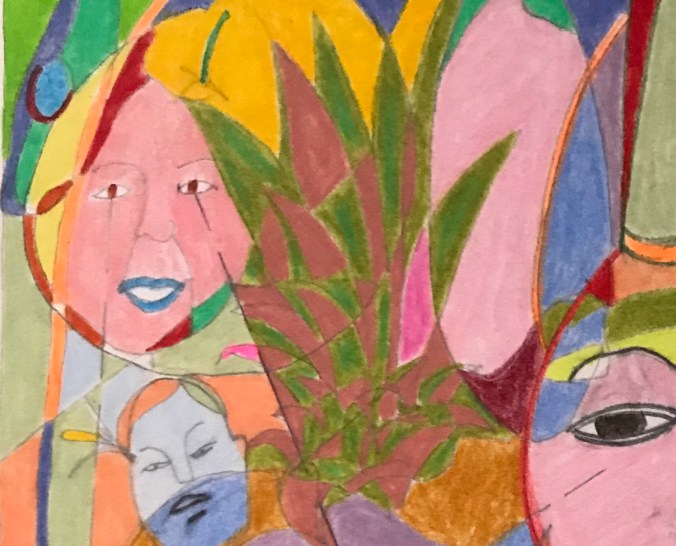 Suddenly Mad- Mutations A-Go-Go detail of drawing