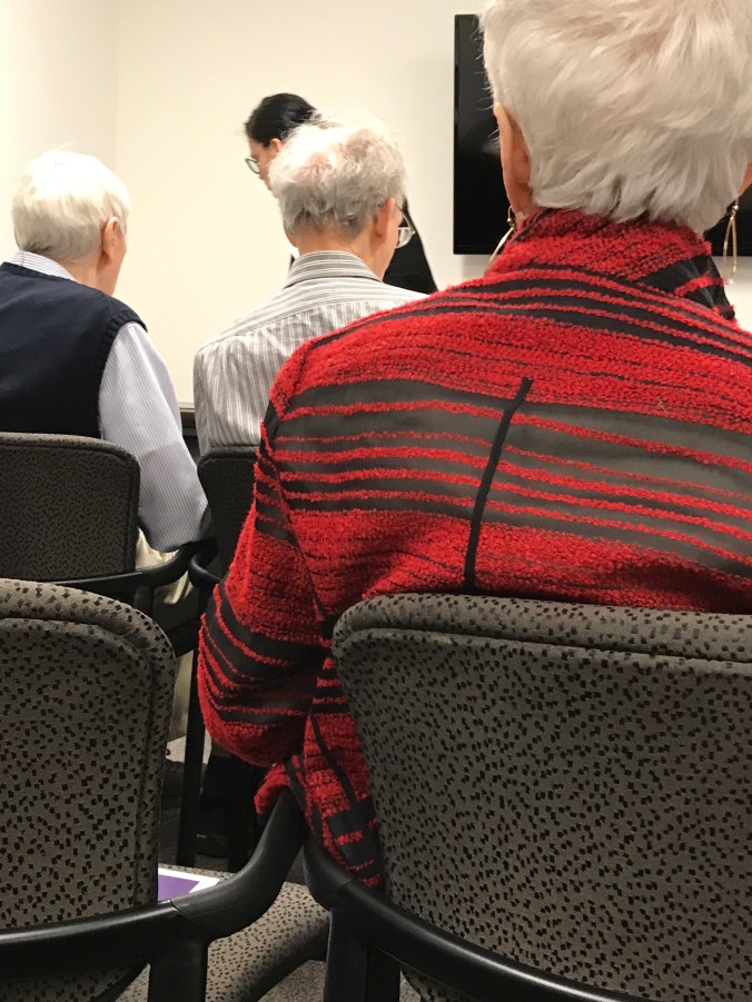 Suddenly Mad- Alzheimer's Assn Support Group meeting