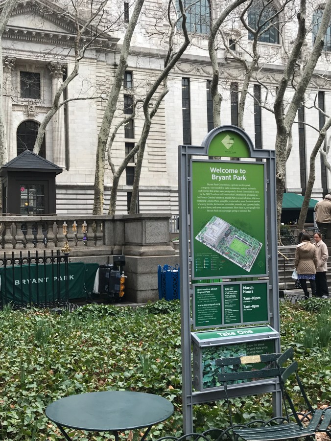 Suddenly Mad- Bryant Park - return home from the Alzheimer_s support group