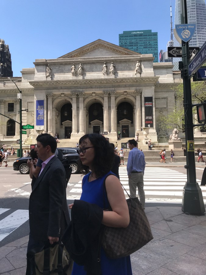 Suddenly Mad- Facade of The New York Public Library