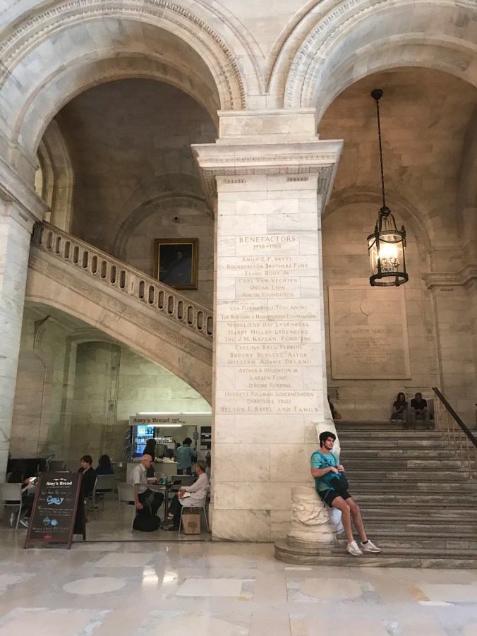 Suddenly Mad- NY Public library rotunda
