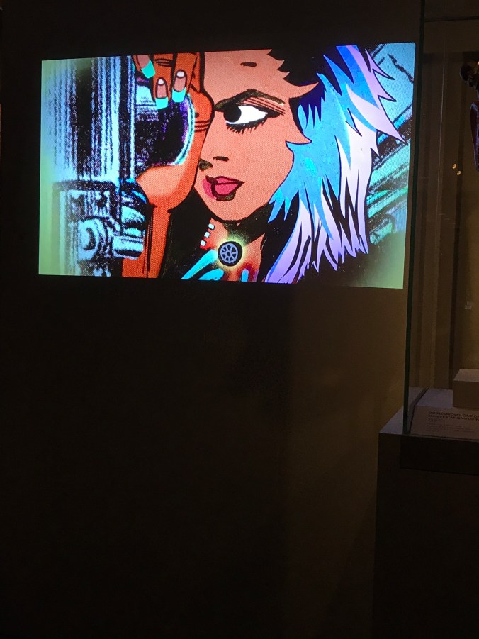 Suddenly Mad- Triumph or Alzheimer_s or ALZHEIMER_S (Chitra Ganesh animation at Rubin)