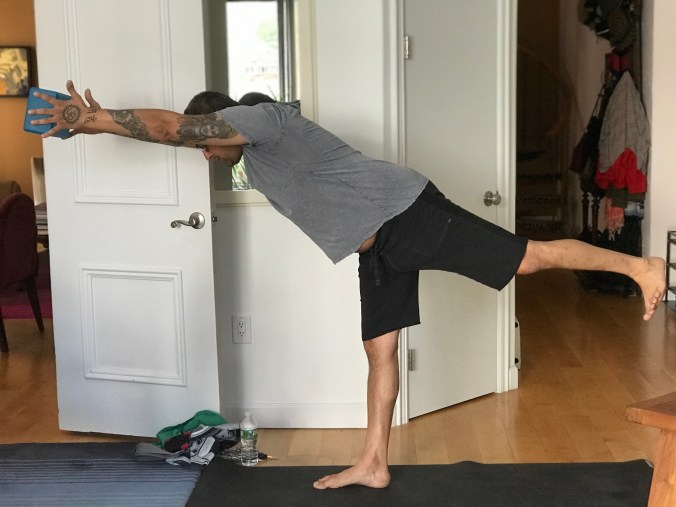 Suddenly Mad- Krishna balance pose