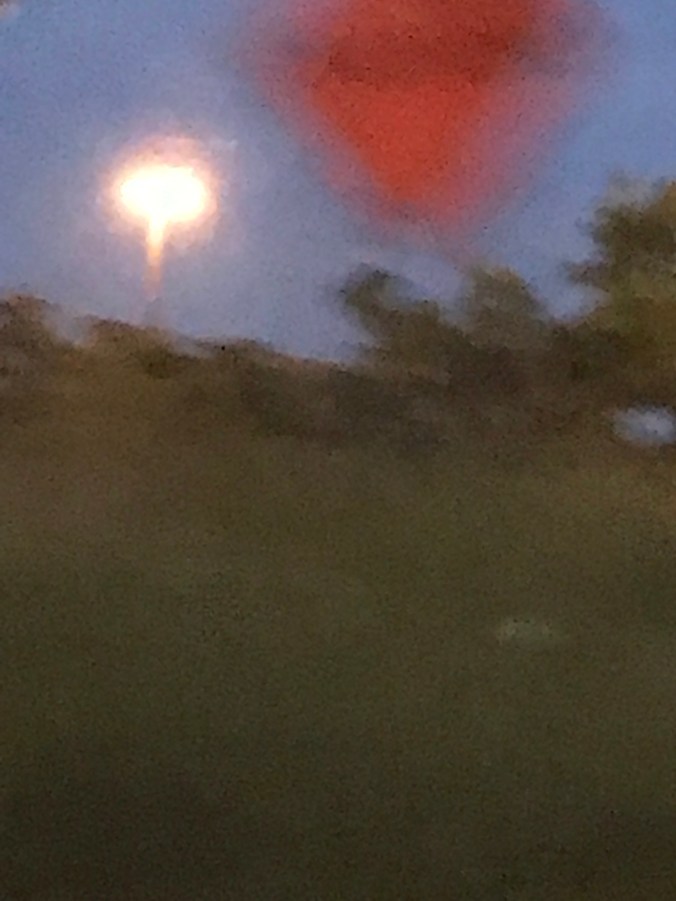 Suddenly Mad- full moon weird shot from the highway