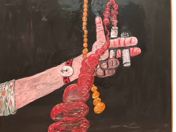 Suddenly Mad- Self and others - Phillip Guston -Talking