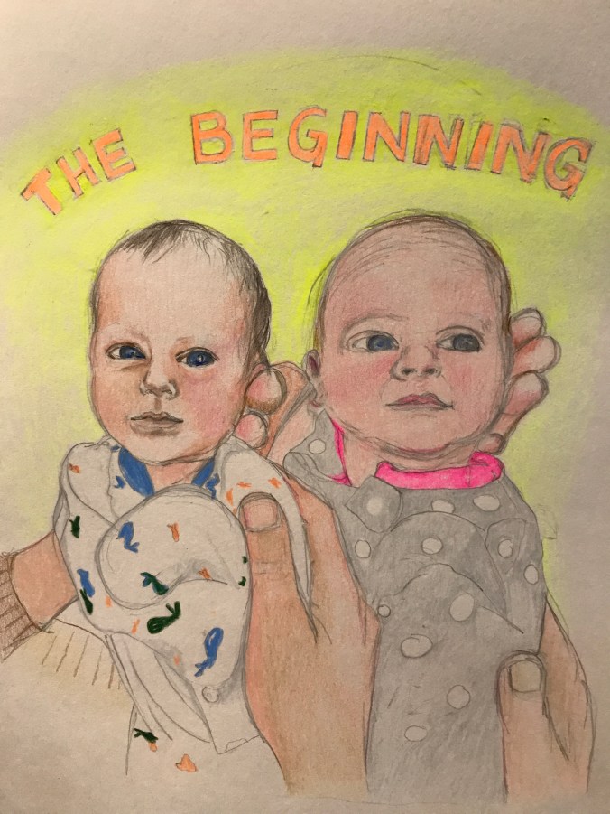 The Beginning, The Middle and The End (whole Drawing)