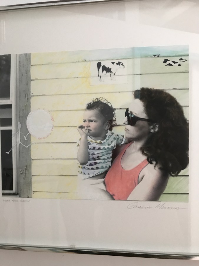 Suddenly Mad- People - 12:5 took this photograph of the piece by Geanna Merola of Soren and I when he was 1 and I was 29