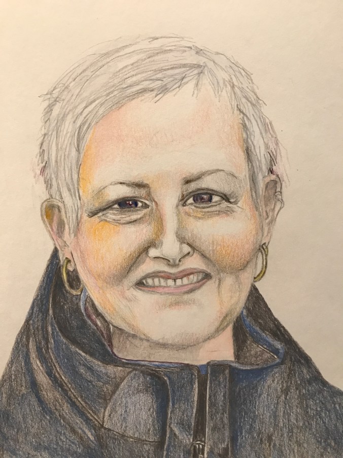 Suddenly Mad- People (Drawing of Dina Rose)