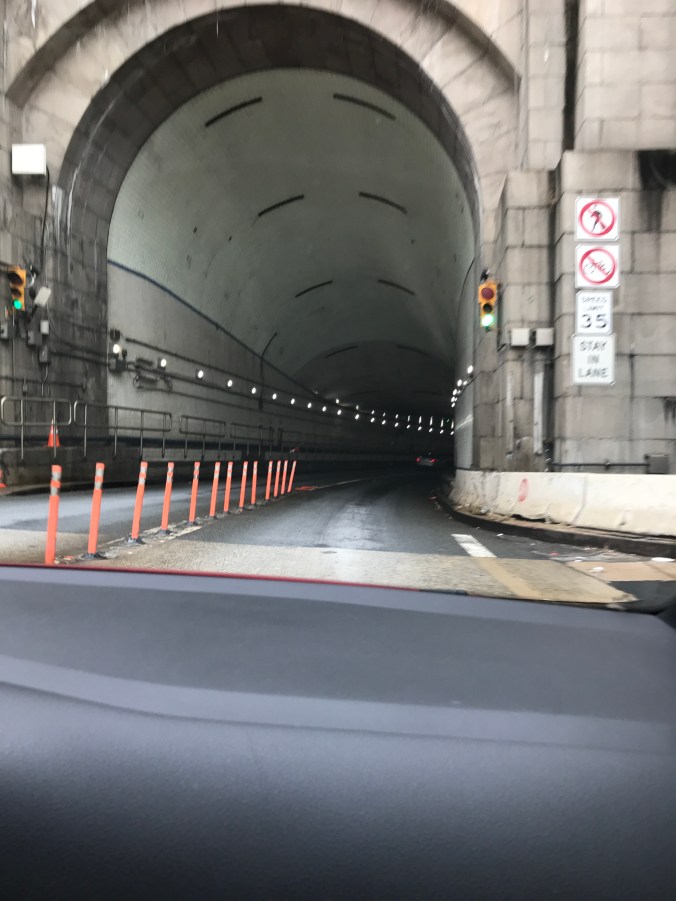 suddenly mad- inside my element (on route to rubin entering the lincoln tunnel)