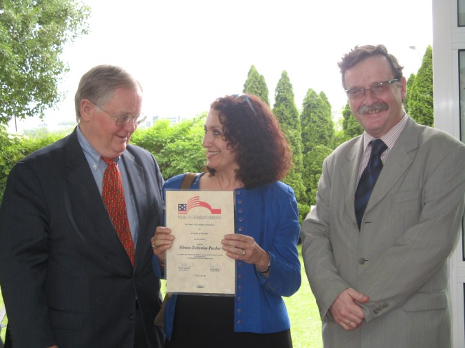 Suddenly Mad- A newly constructed personality (2008 photo as an American Fulbright to Poland)