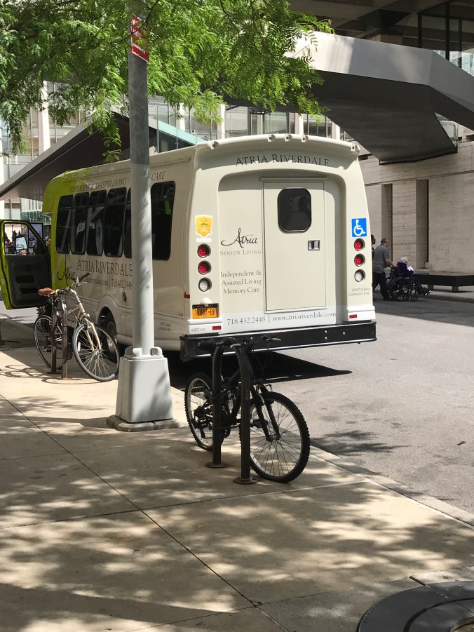 Suddenly Mad- Fractured - bus outside Lincoln Center for The Atria