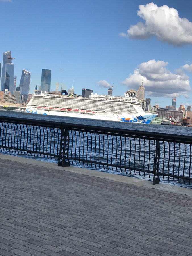 Leonard Cohen exhibit (I hadn’t been to the Hoboken waterfront in over a year - Norwegian yacht)