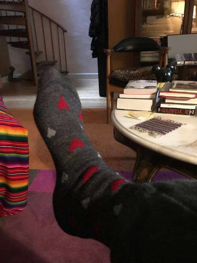 Suddenly Mad- I wish this was dream (socks with hearts that Mimi bought for me)