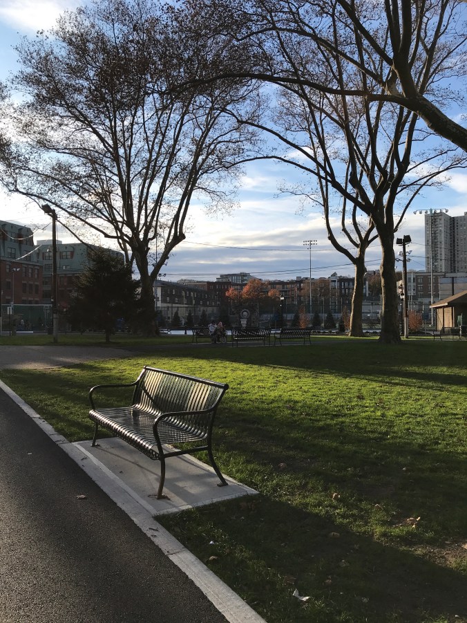 Suddenly Mad; Wish this was a dream (empty bench in the park)