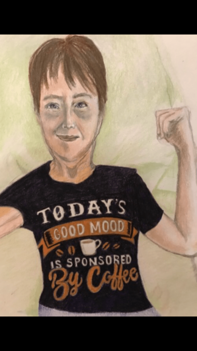 Suddenly Mad- Drawing of Julie