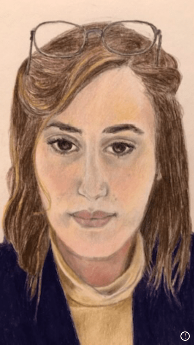 Suddenly Mad- drawing of Mimi (my kids are my legacy)