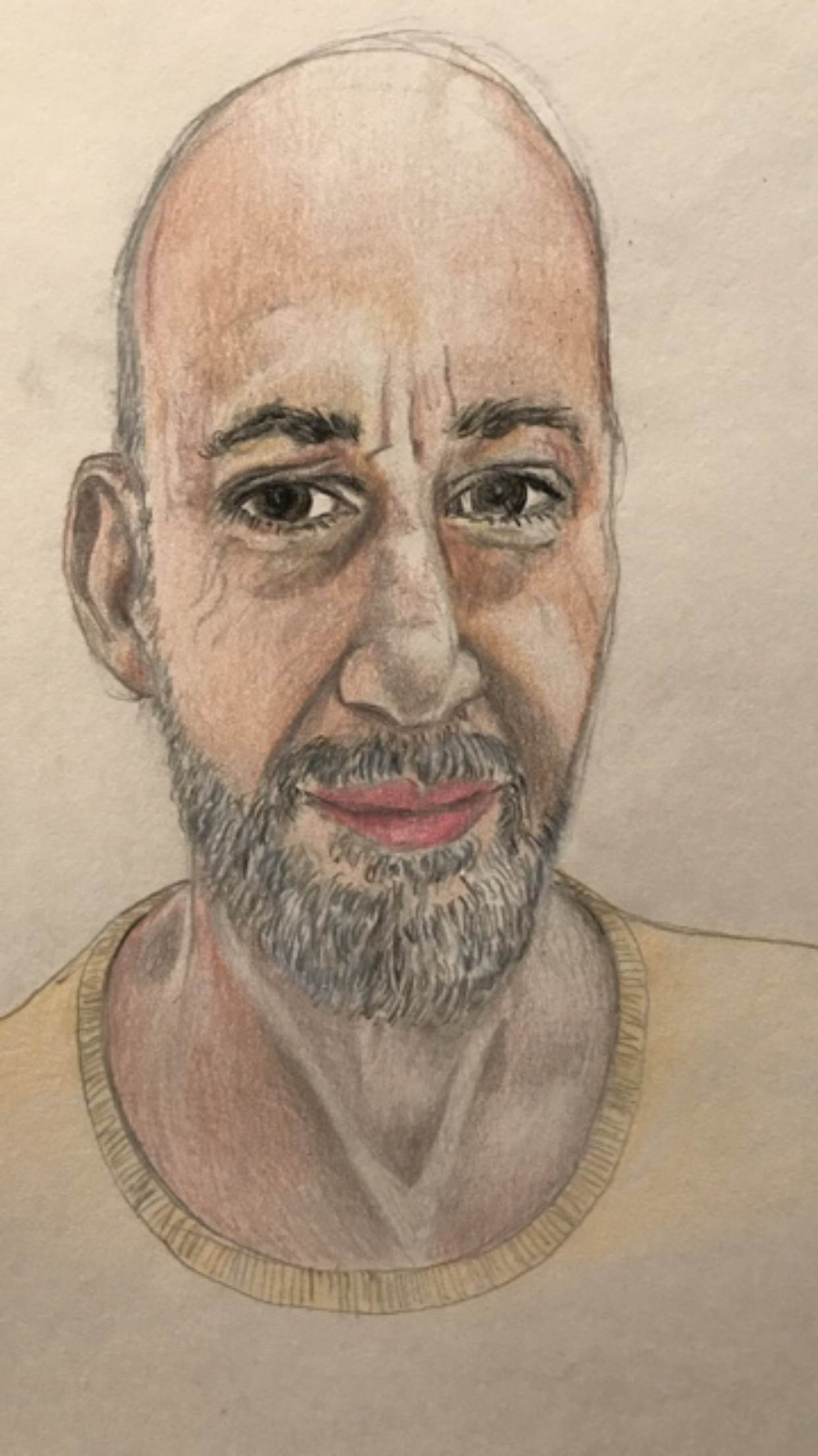 Suddenly Mad- drawing of my husband Wayne